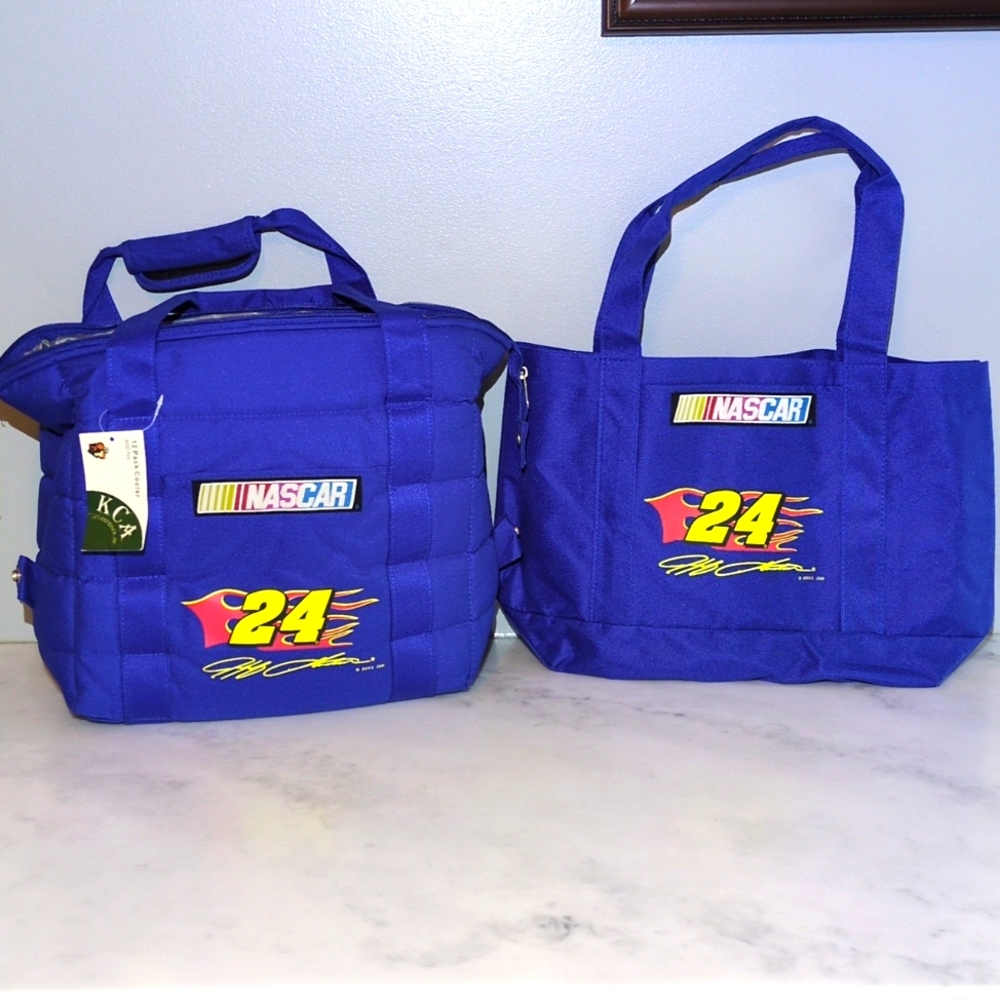 Cooler & Tote Bundle / NASCAR Tote Set / Jeff Gordon Racing Bundle